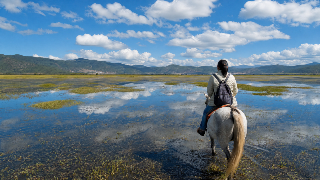 shangri la napahai horse riding